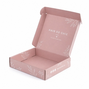 Custom Logo Printed Luxury Kraft Paper Corrugated Mailer Boxes Eco Friendly Foldable Clothing Product Packaging <b>Shipping</b> <b>Box</b> - Product Image 2