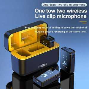 Micrófono de Solapa Inalámbrico USB SX12 de Alta Calidad con Cancelación de Ruido, Diseño Portátil de Escritorio - Product Image 3