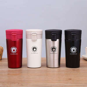 Convenient Pop-Up Lid Stainless Steel Vacuum Thermos Cup with Leak-Proof Eco-Friendly Design and <b>Large</b> Capacity - Product Image 1