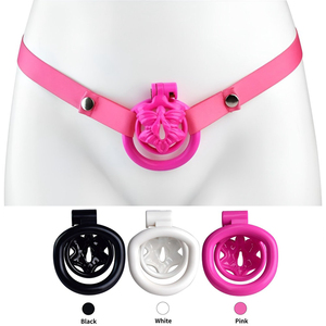 Sissy resina di simulazione di castità genitale blocco di castità maschile gabbia di blocco del pene di ritenuta <span class=keywords><strong>sicuro</strong></span> maschio SM castità giocattoli sessuali all'ingrosso - Product Image 1