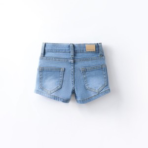 Pantalones Cortos Oxford de Verano para Niñas, Estilo Moderno Vintage, con Bolsillos Traseros con Cuentas, Tallas Grandes, Transpirables, de Secado Rápido, Estilo Moto - Product Image 1