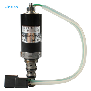 Jinsion วาล์วขดลวดแม่เหล็กไฟฟ้าสำหรับรถขุด, อุปกรณ์เสริมสำหรับ SG200-2-5เดินทาง YN35V00004F2 KDRDE5K-20/30C12A-101สำหรับ <span class=keywords><strong>kobelco</strong></span> <span class=keywords><strong>200</strong></span>-2 <span class=keywords><strong>200</strong></span>- - Product Image 2