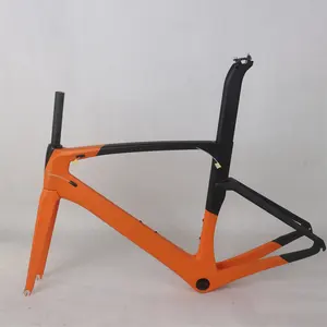 2022 New arrival TT-X32 V brake T800 Full Carbon Road Bicycle Frame BB386 Aero bike Carbon Road Bike Frameset