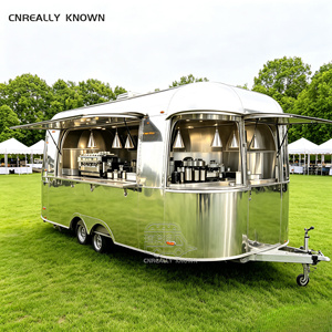 Vintage Trailer Caravan Food Trailer Camper Trailer Coffee Food Trailer Mobile Vending Customized Design Food Truck Trailer - Product Image 2