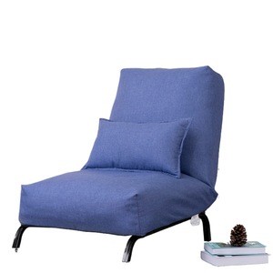 <b>Fabric</b> Armless <b>Chair</b> Blue 51.2x27.5x7.8 In Living Room <b>Recliner</b> - Product Image 5