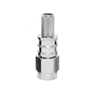 Connecteur RF de type EZ sans soudure N SMA TNC BNC PL259 SO239 7/16 Din mâle femelle Jack Plug connecteur de sertissage à Angle droit