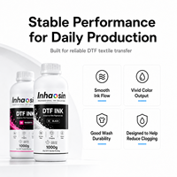 Tinta Putih DTF Berbasis Air CMYK Tinta Pigmen Warna Cerah untuk Pencetakan Kaos Katun Tekstil Profesional Produsen Grosir