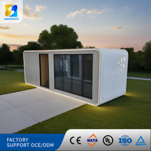 Thailand Prefabricated Small Portable Steel Garden Room Ready Ship Modular 20/40ft Apple Space Container Luban Cabin <b>House</b> - Product Image 3