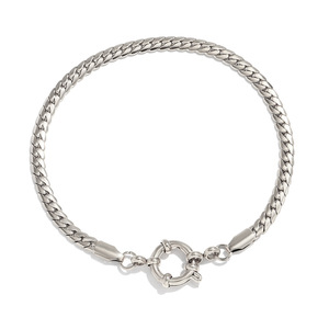 สร้อยข้อมือแบบหลายสไตล์พร้อมตัวล็อคแบบสปริงริง |   สแตนเลสสตีลชุบทอง 18K PVD |   เครื่องประดับกันน้ำไม่หมอง - Product Image 5
