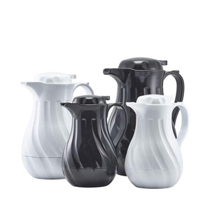 Máy chủ bình nước giải khát nóng và lạnh cách nhiệt 8 inch cho cà phê, trà, sô cô la nóng và nước | 20 ounce | Trắng - Product Image 6