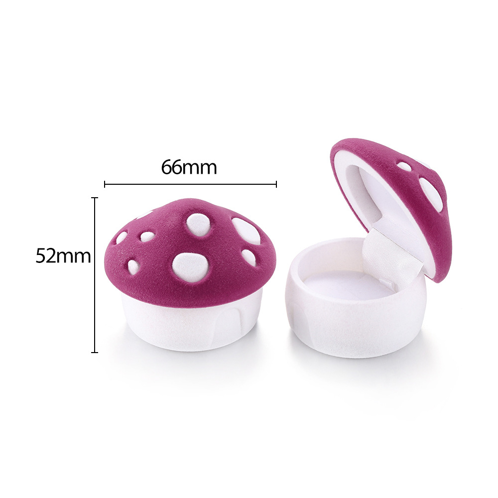 Mushroom-shaped wine red, 66*66*52mm