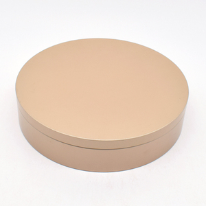 Customized Design Round <strong>Tin</strong> Can Food Grade Large Cookies <strong>Tin</strong> Container Boxes Empty Luxury Metal Sweet Round <strong>Cake</strong> <strong>Tin</strong> Box - Product Image 3