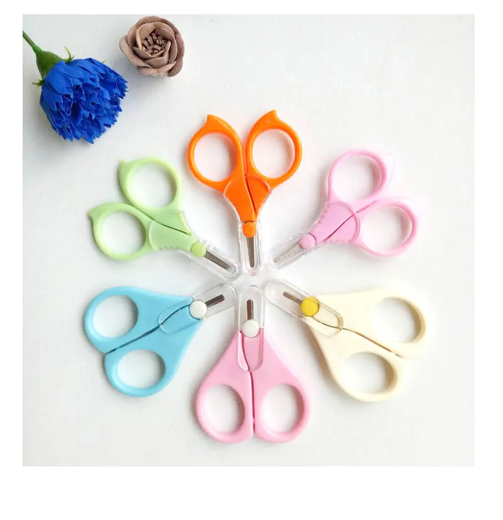Factory wholesale safe children nail clippers baby nail scissors wholesale independent packaging baby nail clippers