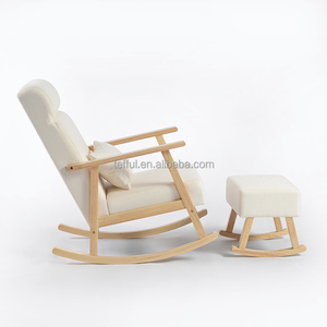 Modern Design Portable Rocking Chair for Nursery Living Room Dining Villa Use-Breastfeeding Support for New Parents Newborns - Product Image 4