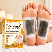Patchs Corporels Respirants au Gingembre et aux Herbes, 10 Pièces, Haute Qualité, Fonctionnalité Améliorée, Soin des Pieds Quotidien, Améliore le Sommeil