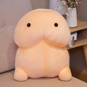 30CM 3D Shape Plush Toy Stuffed Penis Super Soft Hugging Toys Couch Bedroom Decors Pillow Cute Design Throw Pillow