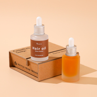 Flacon en verre de voyage portable de 30 ml avec compte-gouttes - Bouchon sécurisé pour les soins de la peau en déplacement - Flacon en verre pour huile essentielle de taille personnalisable