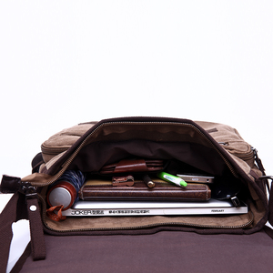 ZUOLUNDUO 2022 Bolso Bandolera de Lona Vintage para Hombre, Estilo Casual, Unisex - Product Image 5