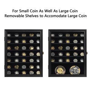 Wholesale Custom Wooden & Rosewood Challenge Coin Display Case Box with Solid Wood Holder for Military Commemorative Collection - Product Image 4