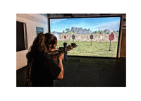 Système de tir interactif numérique à projection avec cibles métalliques, simulateur de tir sportif, pistolet de tir pour le sport