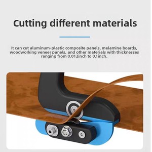 Manual Wood Veneer Banding Trimmer Laminate <b>Sheet</b> Cutter <b>PVC</b> ABS Band Strip Trimming Tool Woodworking Veneer Cutter Banding - Product Image 2