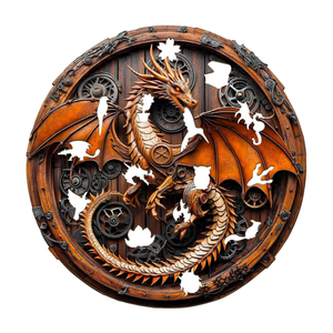 Meilleur puzzle personnalisé découpé au laser de qualité supérieure avec revêtement mat/brillant en bois/papier/plastique, 100 pièces, vente en gros OEM pour cadeau familial. - Product Image 1