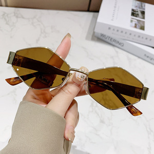 Wholesale Rectangle Unisex Fashion Metal Full Rim Light Weight UV400 Sunglasses PC Lens Comfortable Ready <b>Eyeglasses</b> - Product Image 3