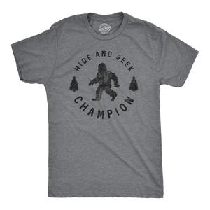 T-shirt pour homme <span class=keywords><strong>Cache</strong></span>-<span class=keywords><strong>cache</strong></span> Funny Bigfoot Graphic Sarcastic Tee - Product Image 3