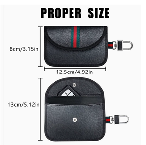 Bolsa Faraday para Llaves, Protector <span class=keywords><strong>de</strong></span> Llaves Premium, <span class=keywords><strong>Bloqueador</strong></span> <span class=keywords><strong>de</strong></span> Señal RFID para Automóvil, Estuche <span class=keywords><strong>de</strong></span> Seguridad para Automóvil, Bolsa Anti-Robo - Product Image 6