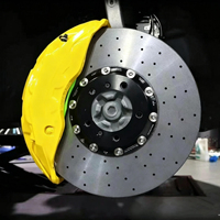 Kit d'étriers de frein à disque en céramique carbone à dix pistons, adapté pour la modification et l'amélioration des Audi Q7 Q8 RS4 RS6 et Mercedes Benz G63 GLE