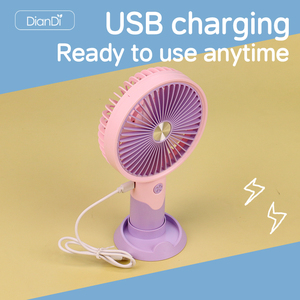 Quạt <span class=keywords><strong>mini</strong></span> USB sạc lại được DD8013T, nhỏ gọn, thời trang, dùng để để bàn, ngoài trời, bán buôn, cầm tay, 3 tốc độ, dùng pin - Product Image 6