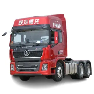新品牌沙克曼德龙X5000 X6000重型卡车6x4 10轮半拖拉机康明斯发动机拖拉机卡车价格