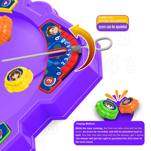 Plaque <span class=keywords><strong>de</strong></span> <span class=keywords><strong>combat</strong></span> gyroscopique <span class=keywords><strong>de</strong></span> type traction, jouet interactif parent-enfant multijoueur compétitif super battle spinning top - Product Image 6