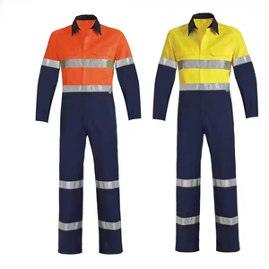 Vêtements de travail pour hommes Combinaisons de travail une pièce Ingénieur Mécanicien Combinaison de travail globale réfléchissante Uniformes de travail - Product Image 2
