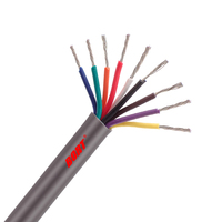 Kabel Listrik Tembaga Berlapis Timah PVC UL2405 24AWG Multi-konduktor Fleksibel