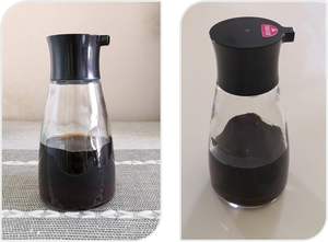 Bottiglia di olio d'oliva da cucina quadrata vuota da 170ml con beccuccio per condimento per salsa di soia - Product Image 5