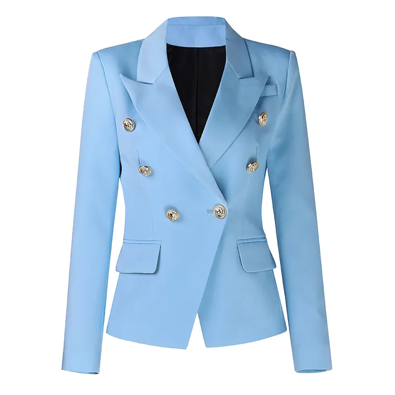 Blazer formal feminino, jaqueta de fábrica, para senhoras e negócios