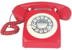 Vert Noir Couleur Design Mode USA Rétro Maison Filaire Européenne Antique Vintage Téléphones Style Ancien Mini Téléphone Fixe - Product Image 4