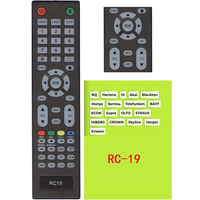 Nouvelle télécommande universelle de remplacement RC19 RC29 pour téléviseur, piles AAA, portée de 10 m, pour Vityaz (VITYAZ) BQ ECON Erisson Harten