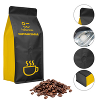 Grandes réductions en gros : Sachets Mylar de qualité alimentaire résistants à l'humidité, pochettes verticales avec valve et fermeture éclair pour l'emballage de café et d'aliments pour animaux de compagnie
