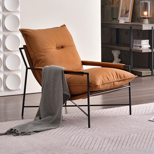 Sillón reclinable individual de estilo nórdico para salas de estar compactas Sofá <span class=keywords><strong>Amazon</strong></span> con comodidad hacia abajo - Product Image 1
