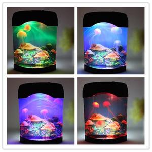 Zee Water Lamp Slaapkamer Mood Night Light Kleur Veranderende Kwallen Jelly Fish Tank <span class=keywords><strong>Aquarium</strong></span> - Product Image 6