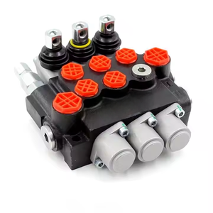 P40 Manual 3-Spool Directional Control Valve, 12V Double Acting, G3/8 Port | Construction Machinery Parts - Product Image 3
