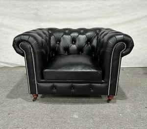 جلد تان ريفي تشيسترفيلد بتصميم إسفنجة معبأ صلب للاستخدام الفندقي - Product Image 6