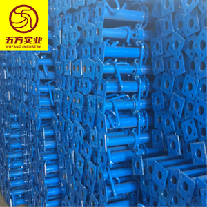 Plaque carrée de support 120x120x5mm en acier pour vérin de soutènement, pour une distribution uniforme de la pression sur les sols en béton - Product Image 3