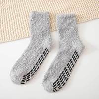 Nouveau Mode Hiver Chaud Doux Chaussettes Épaisseur Crew Fuzzy Fluffy Plancher Chaussettes Hommes