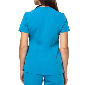 यूहोंग अनुकूलन योग्य दसवें डॉक्टर और नर्स वर्दी मेडिकल स्क्रैब के साथ अस्पतालों और वर्दी के लिए लोगो सिलाई बुना हुआ कपड़े - Product Image 5