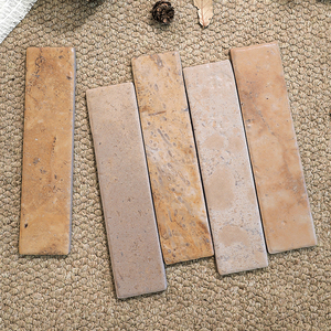 Carreaux muraux en porcelaine imitation pierre <span class=keywords><strong>travertin</strong></span> 60x250, carreaux <span class=keywords><strong>de</strong></span> métro pour décoration extérieure - Product Image 5