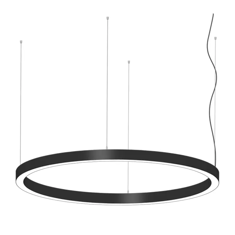 HLINEAR Modern Hanging Lights Round Led Ring Lighting Pendant Hanging Lamp