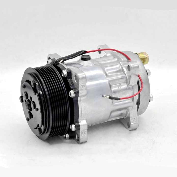 Car Ac Compressor Auto Air Conditoner SD7H15 8PK 12v AC Compressor ...